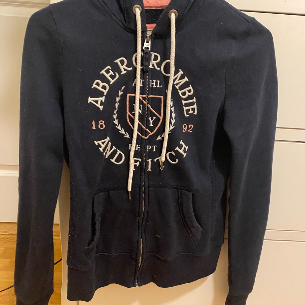 Abercrombie and Fitch training navy jacket